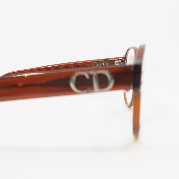 Dior CD3F 2LF Brown Round New Eyeglasses Frames. - Picture 6 of 10